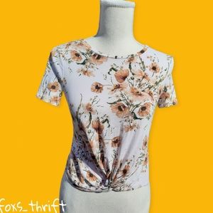 H&M Cotton Poppy T Shirt